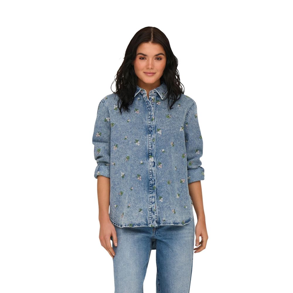 Light Blue Cotton Blouse