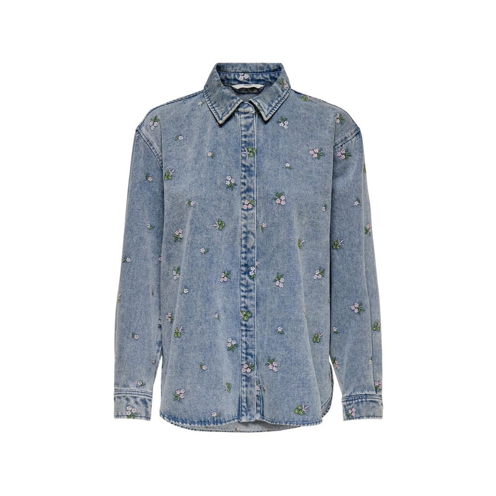 Light Blue Cotton Blouse