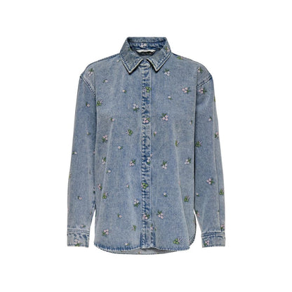 Light Blue Cotton Blouse
