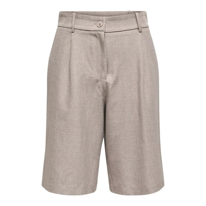 Gray Recycled Polyester Bermuda Shorts