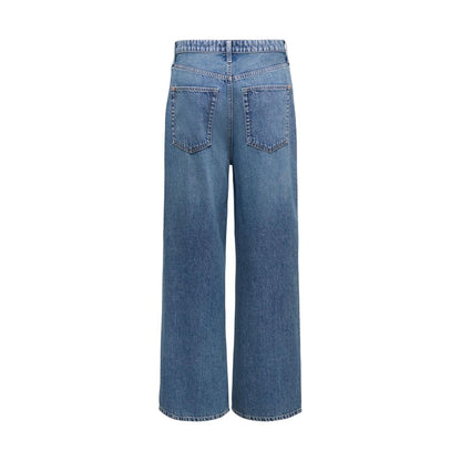 Blue Cotton Relaxed Fit Jeans