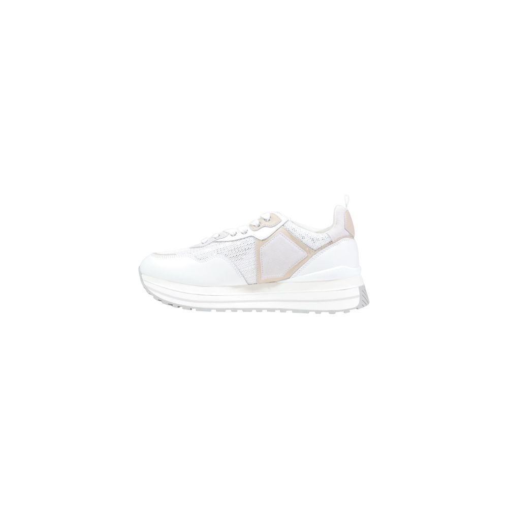 White Polyethylene Chunky Sneakers
