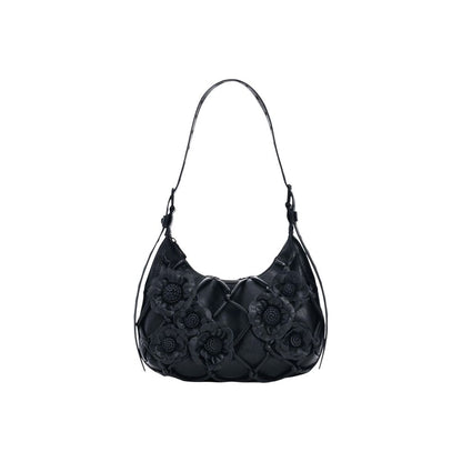 Black Cotton Handbag