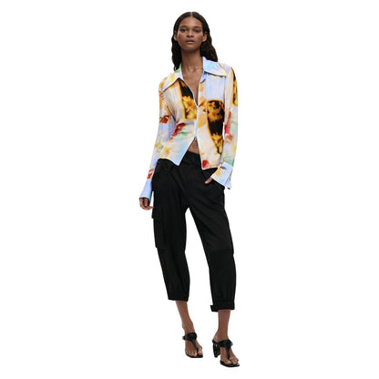 Multicolor Viscose Blouse