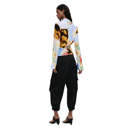 Multicolor Viscose Blouse