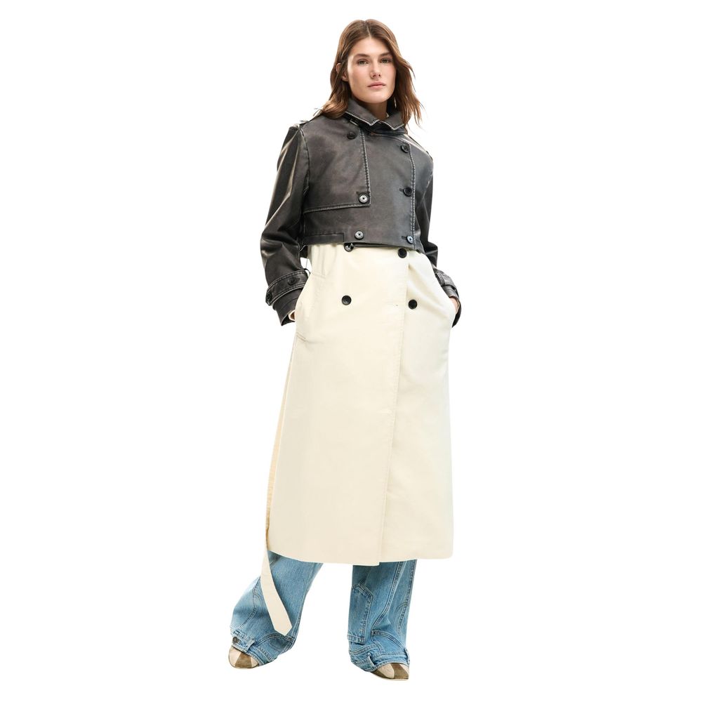 Cream Polyethylene Coat