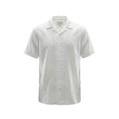 White Linen Shortsleeve Shirt