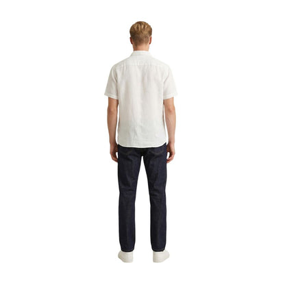 White Linen Shortsleeve Shirt