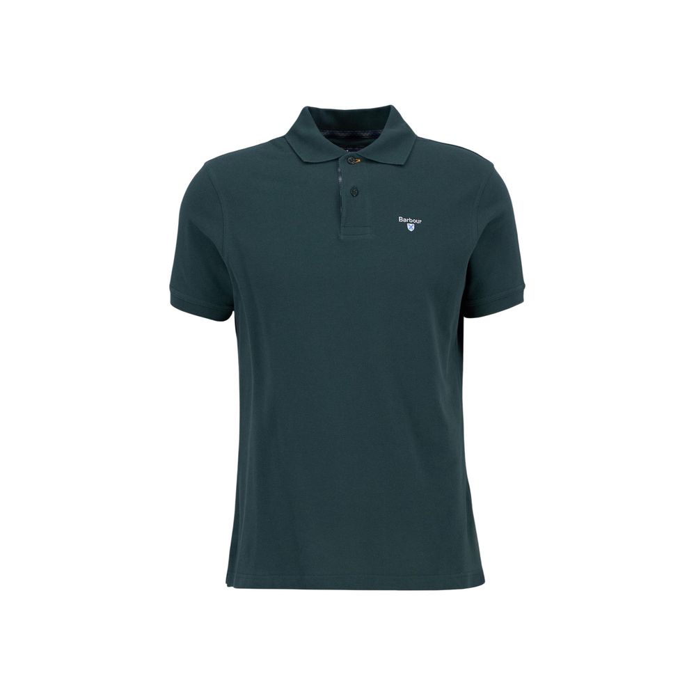 Bicolor Cotton Polo Shirt