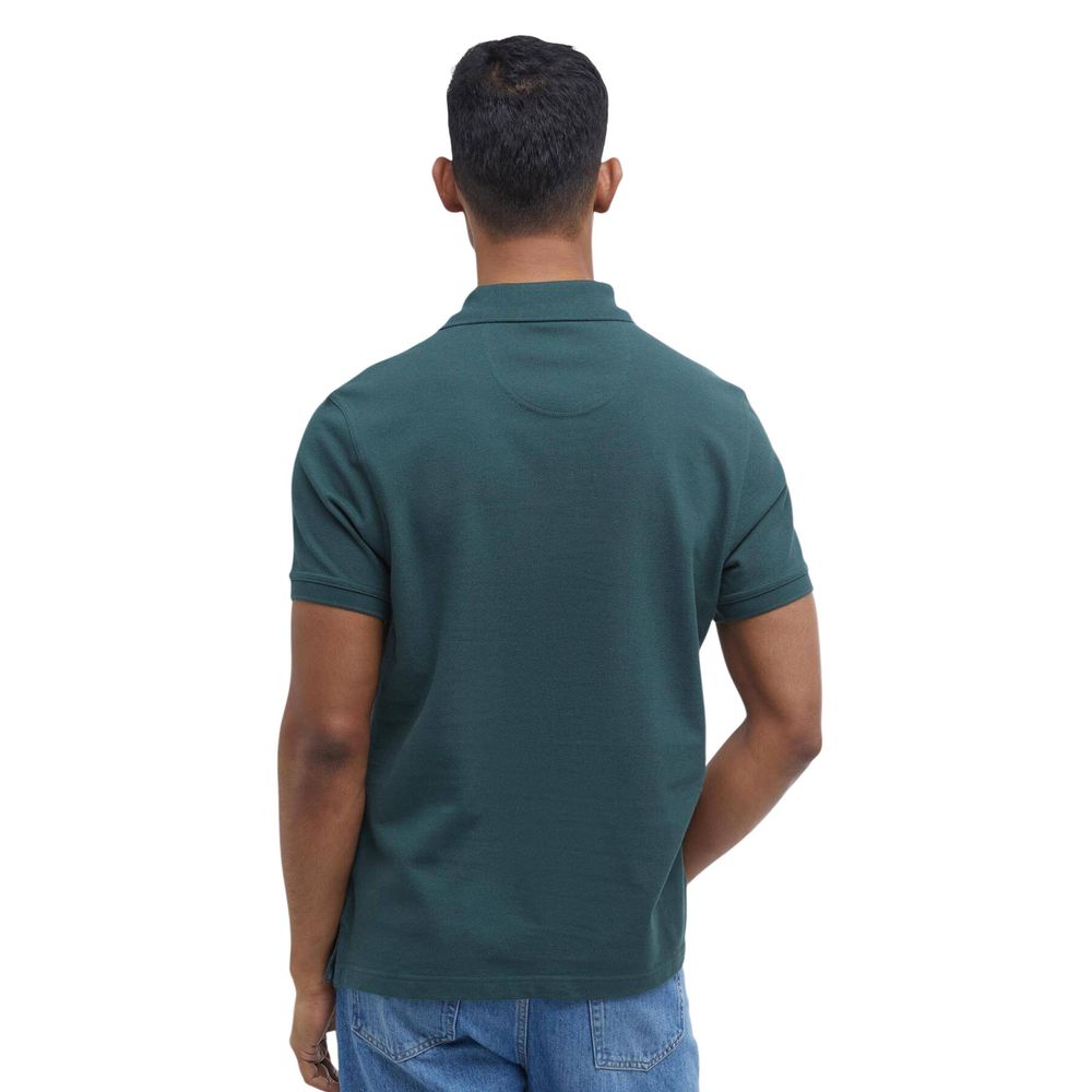 Bicolor Cotton Polo Shirt