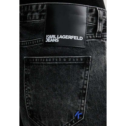 Black Recycled Cotton Relaxed Fit Jeans
