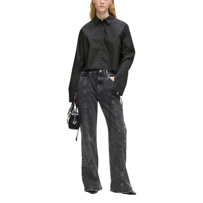 Black Organic Cotton Blouse