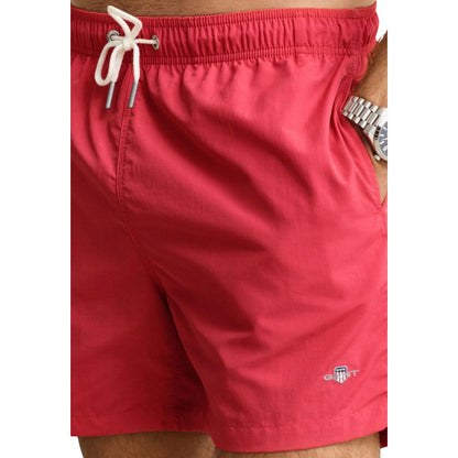 Red Recycled Polyamide Swim Shorts