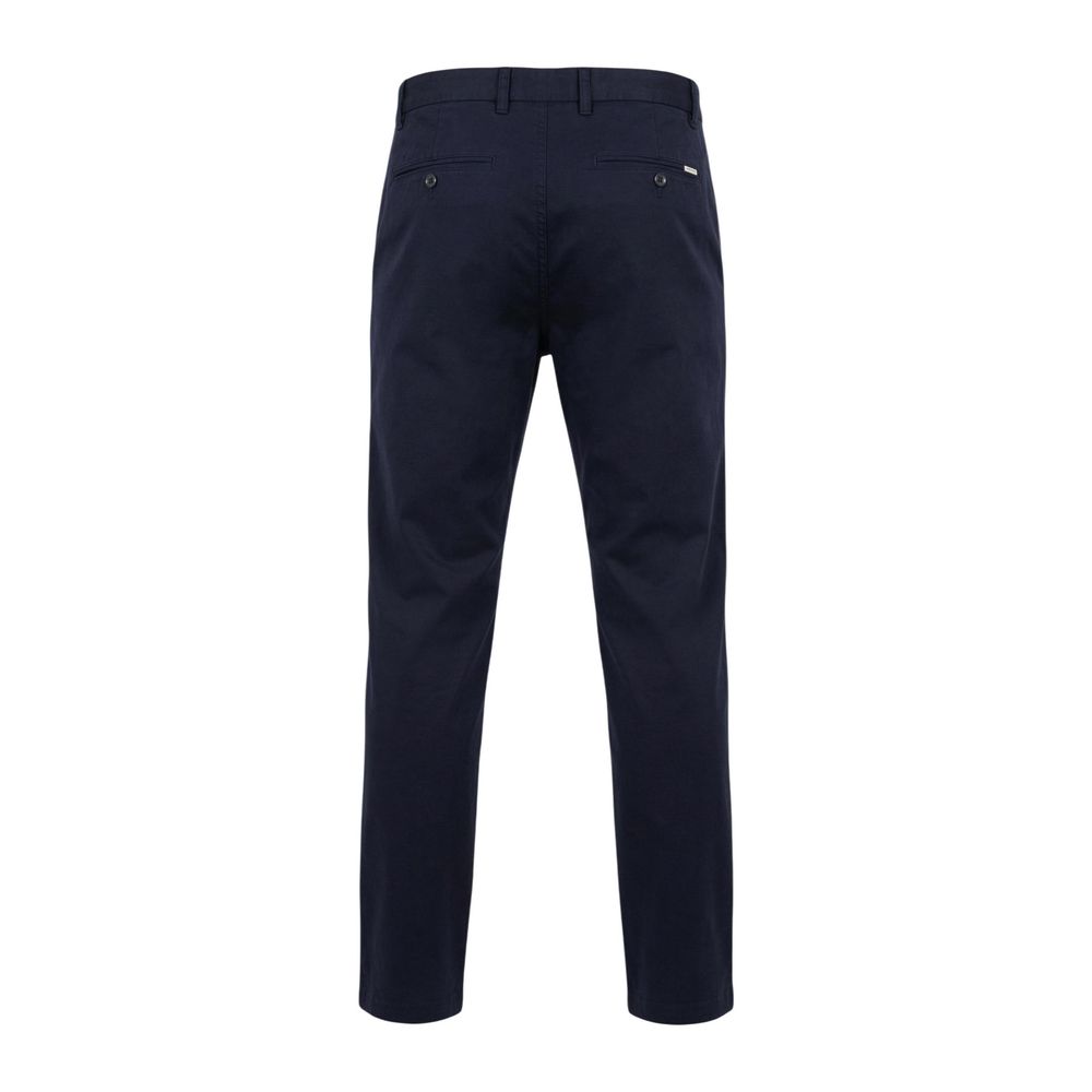 Blue Cotton Skinny Pants