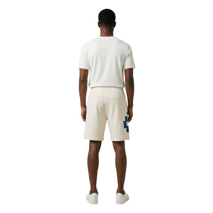 Cream Cotton Bermuda Shorts