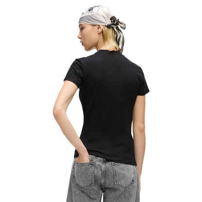 Black Cotton T-Shirt