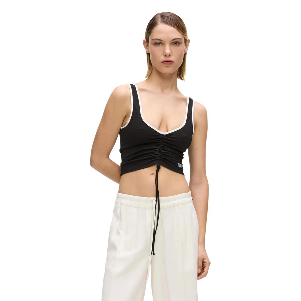 Black Viscose Top