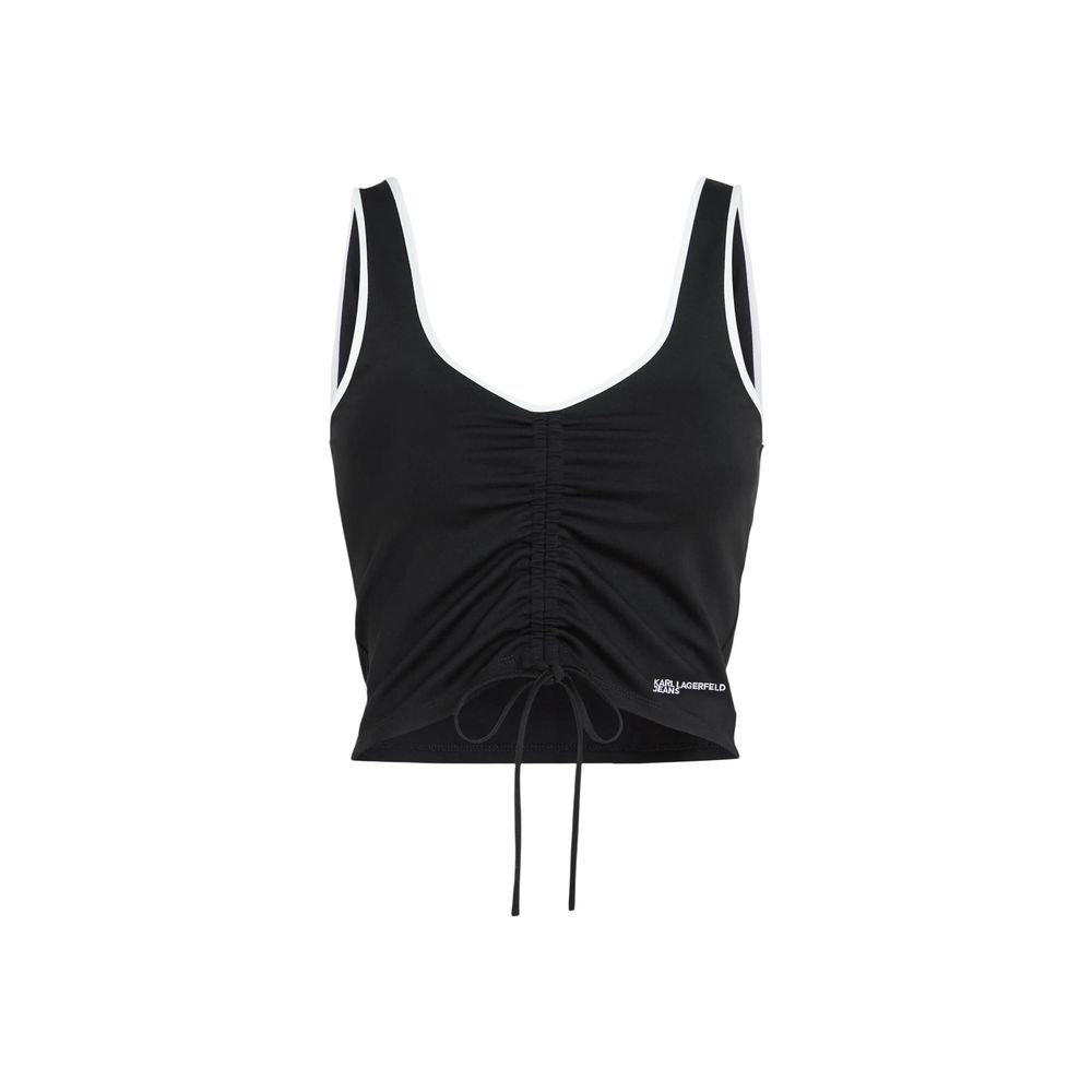 Black Viscose Top