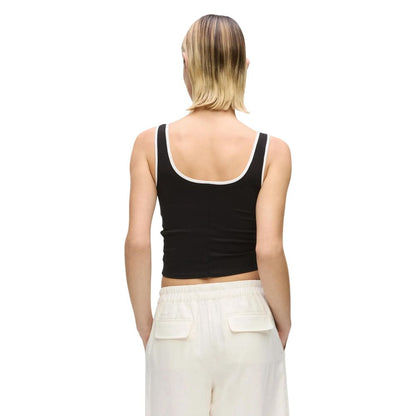 Black Viscose Top