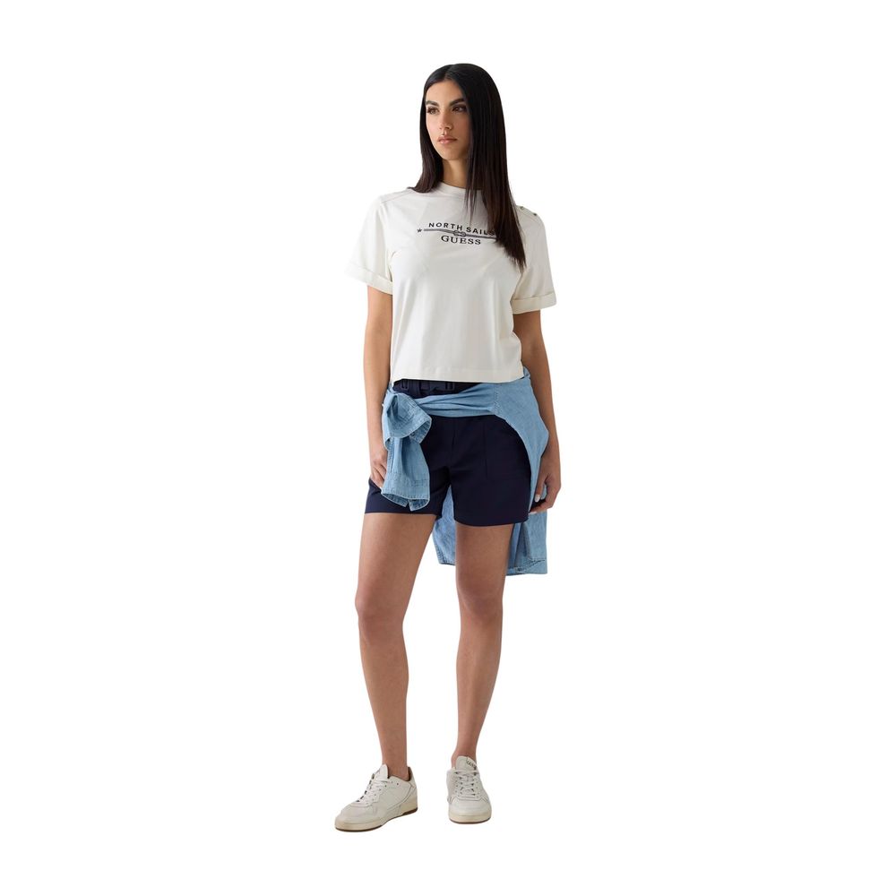 Cream Cotton T-Shirt