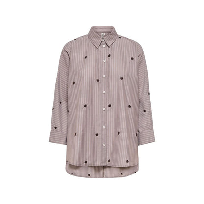 Brown Recycled Polyester Blouse