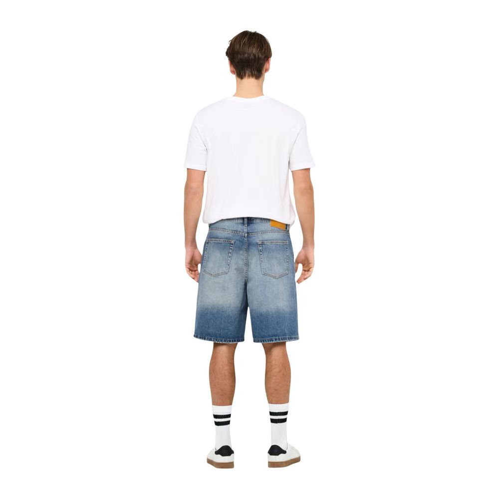 Light Blue Organic Cotton Bermuda Shorts