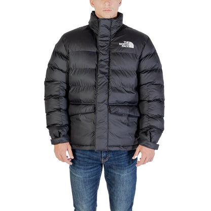 Black Polyester Full-Length Jacket