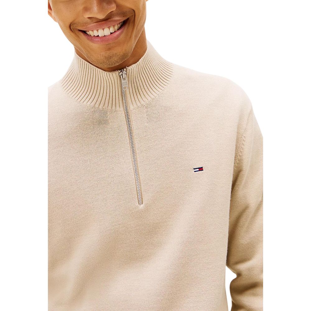 Beige Organic Cotton Sweatshirt