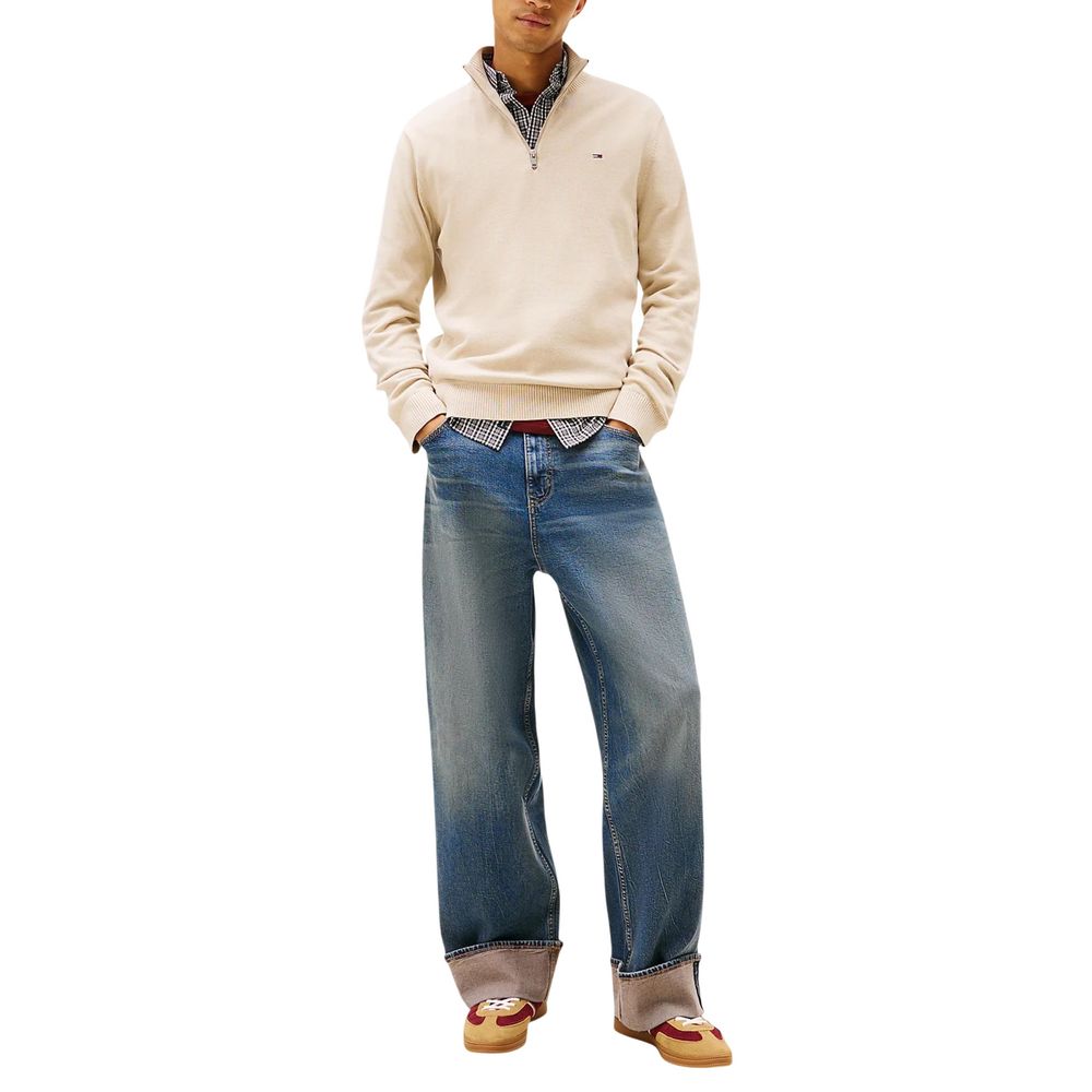 Beige Organic Cotton Sweatshirt