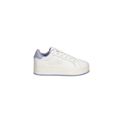 White Leather Chunky Sneakers