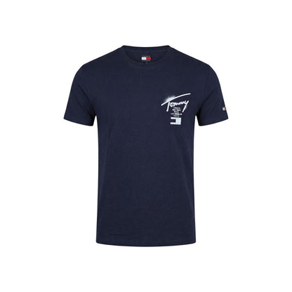 Blue Recycled Cotton T-Shirt