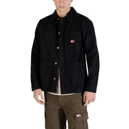 Black Recycled Cotton Jacket