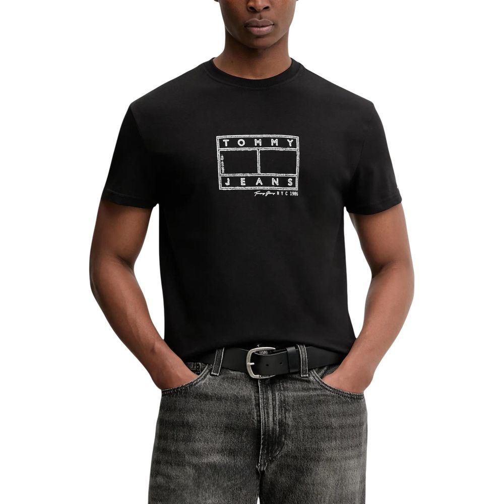 Black Recycled Cotton T-Shirt