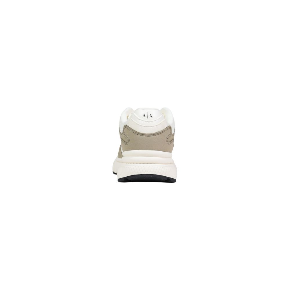 Green Polyester Athletic Sneakers