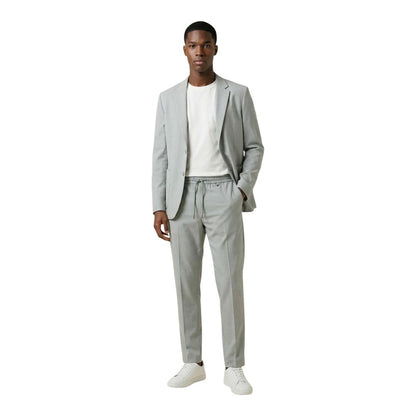 Bicolor Polyester Blazer