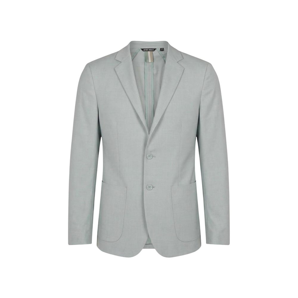 Bicolor Polyester Blazer