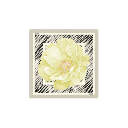 Gray Polyester Foulard