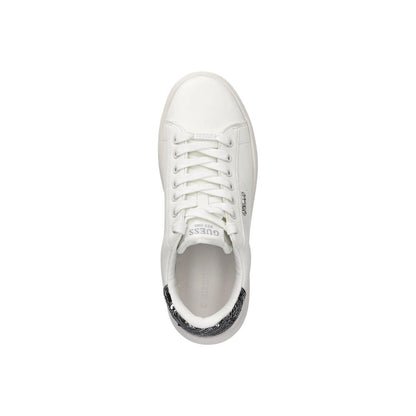 Silver Leather Sneakers