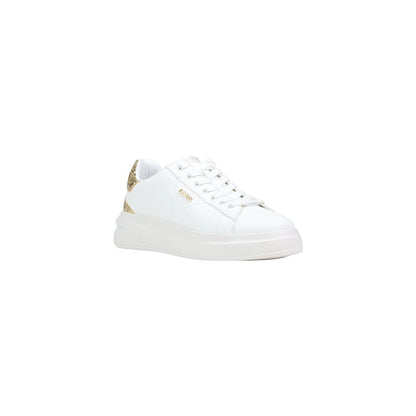 White Leather Low Top Sneakers