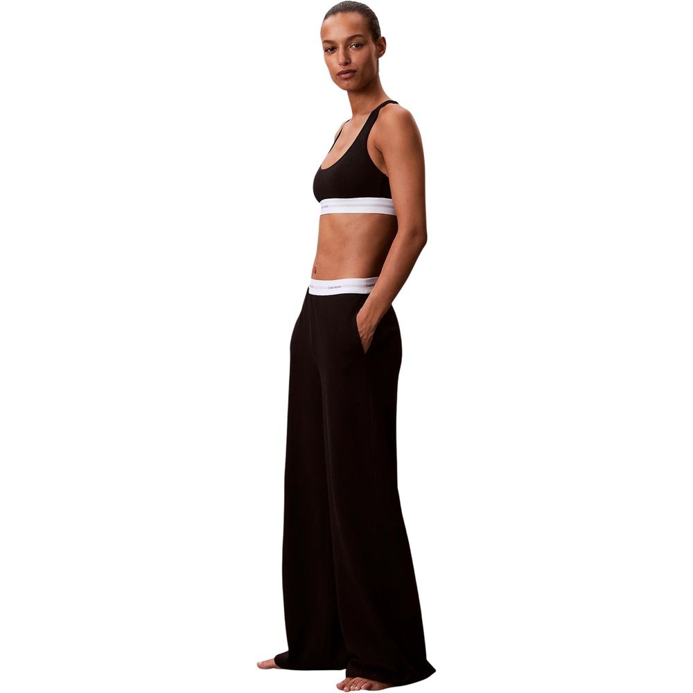 Black Cotton Bottoms Sleepwear