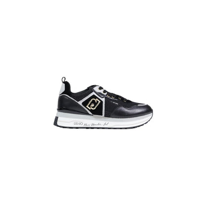Black Polyethylene Chunky Sneakers