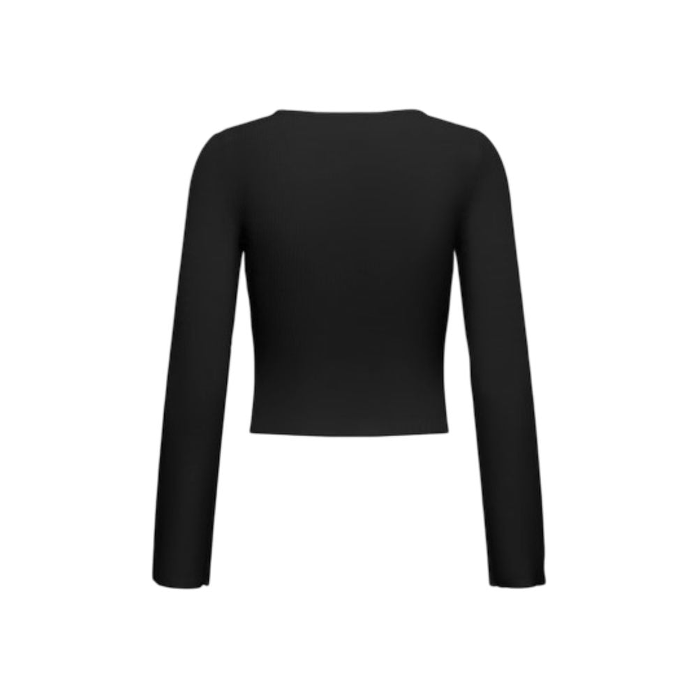 Black Viscose Sweatshirt