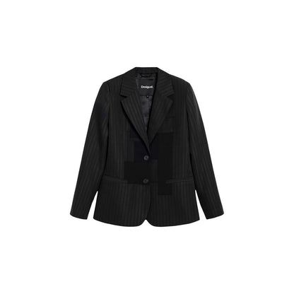 Gray Polyester Blazer