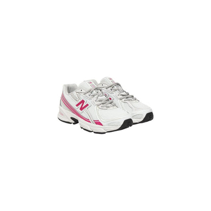 White Synthetic Athletic Sneakers