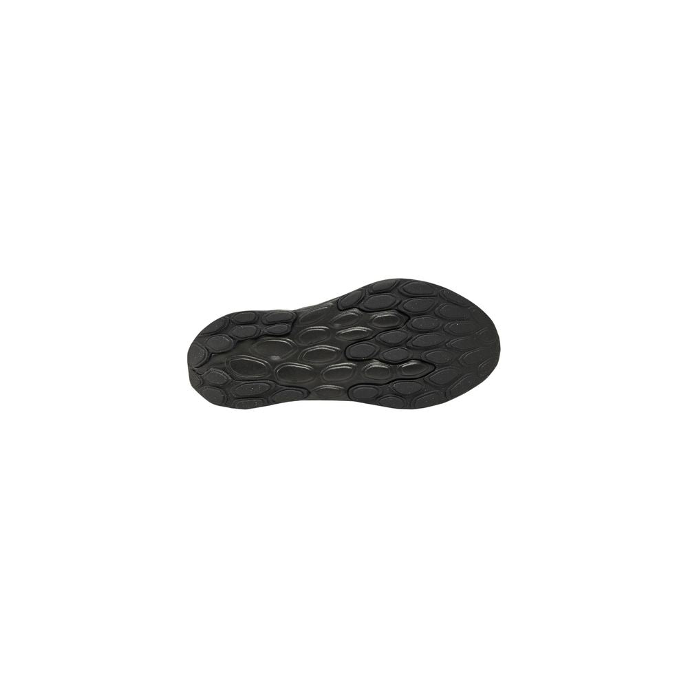 Black Synthetic Athletic Sneakers