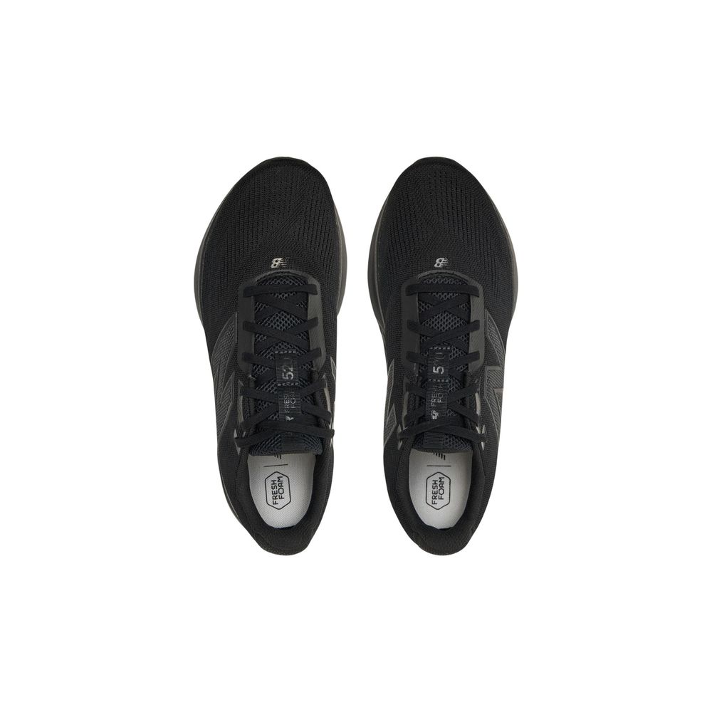 Black Synthetic Athletic Sneakers