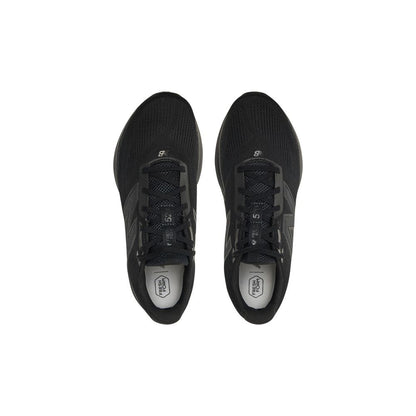 Black Synthetic Athletic Sneakers