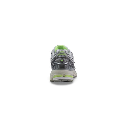 Gray Synthetic Athletic Sneakers