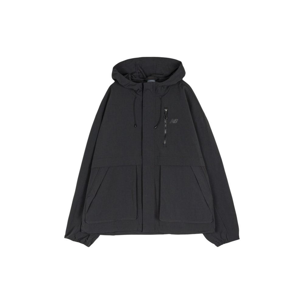 Black Nylon Shell Jacket
