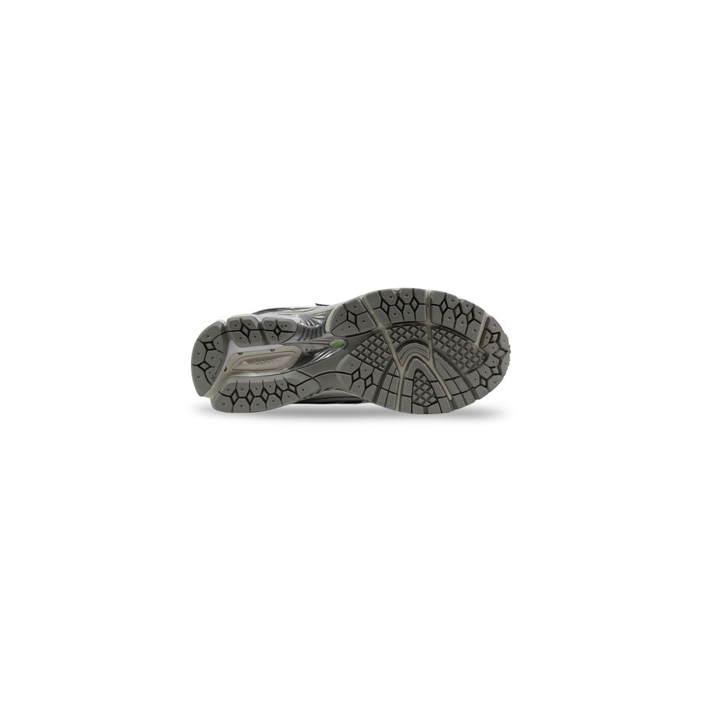 Gray Synthetic Athletic Sneakers